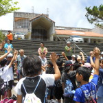 入島式。今日からお世話になる民泊先と顔合わせ